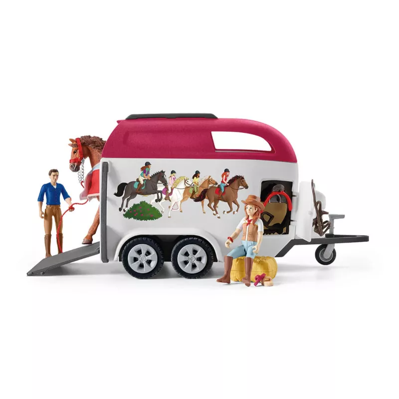 schleich HORSE CLUB Pferdeabenteuer mit Auto und Anhänger, Action/Abenteuer, Camping, Pferde, 5 Jahr(e), Mehrfarbig, Kunststoff