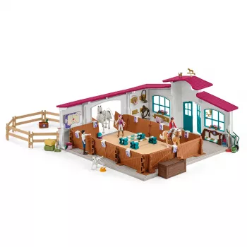schleich Reithalle Peppertree, Action/Abenteuer, Reitturnier, Pferde, 5 Jahr(e), Mehrfarbig, Kunststoff