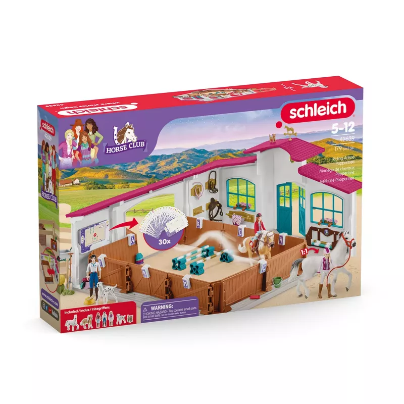 schleich Reithalle Peppertree, Action/Abenteuer, Reitturnier, Pferde, 5 Jahr(e), Mehrfarbig, Kunststoff