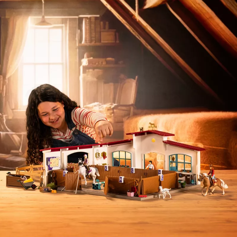 schleich Reithalle Peppertree, Action/Abenteuer, Reitturnier, Pferde, 5 Jahr(e), Mehrfarbig, Kunststoff