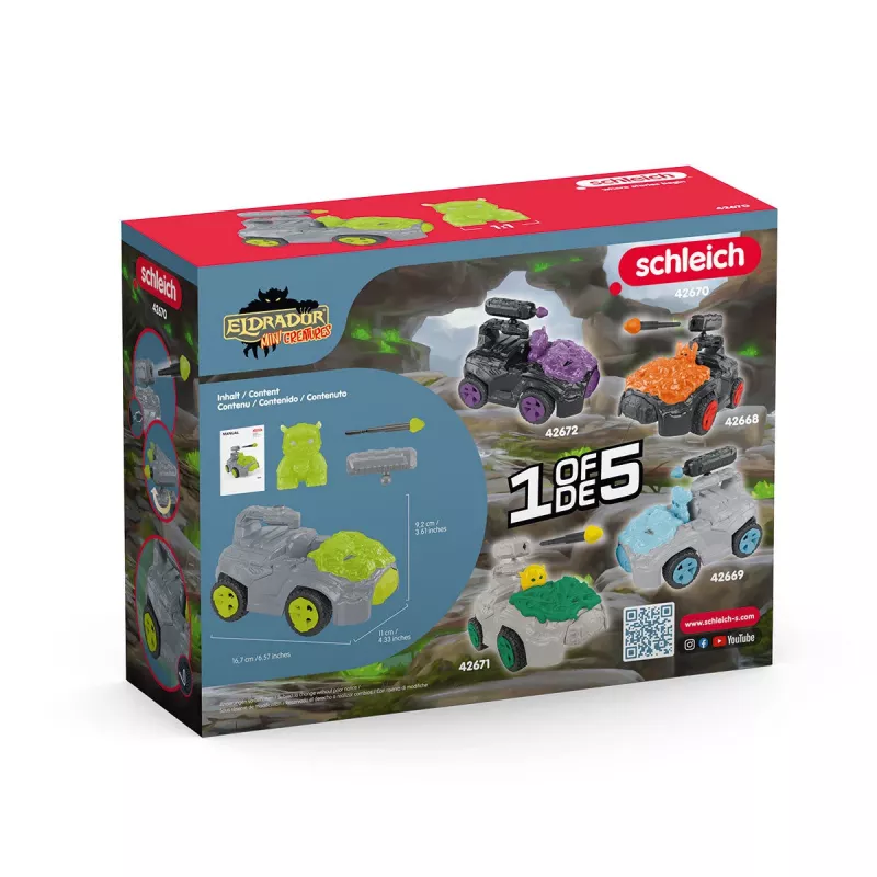Schleich ELDRADOR CREATURES Stone CrashMobile Mini-Figur 7–12 Jahre