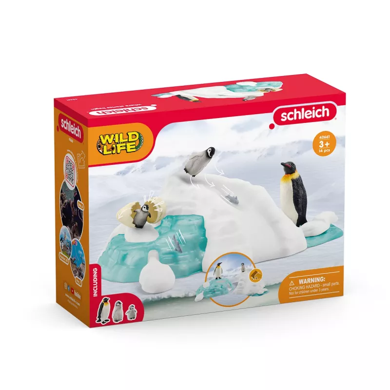 Schleich Penguin Family Fun Spielzeugfigur Mehrfarbig 42661
