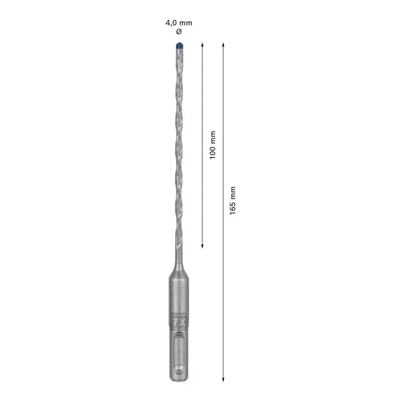 Bohrer Bosch SDS plus-7X 4mm 165mm 1 Stück