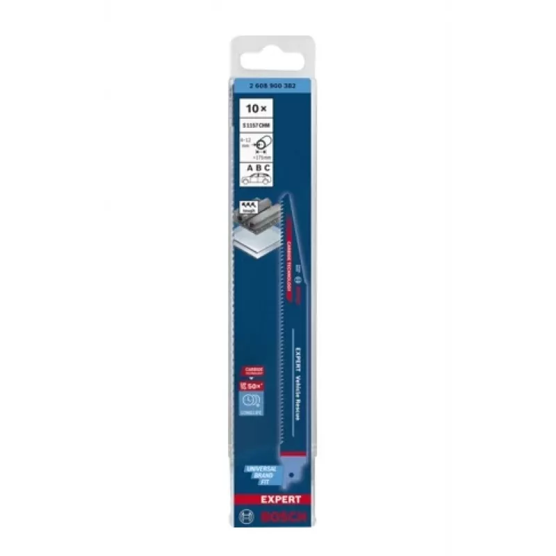 Bosch 2 608 900 382 Stichsäge-/Säbelsäge-/Reciprosägeblatt Säbelsägeblatt Carbide 10 Stk.