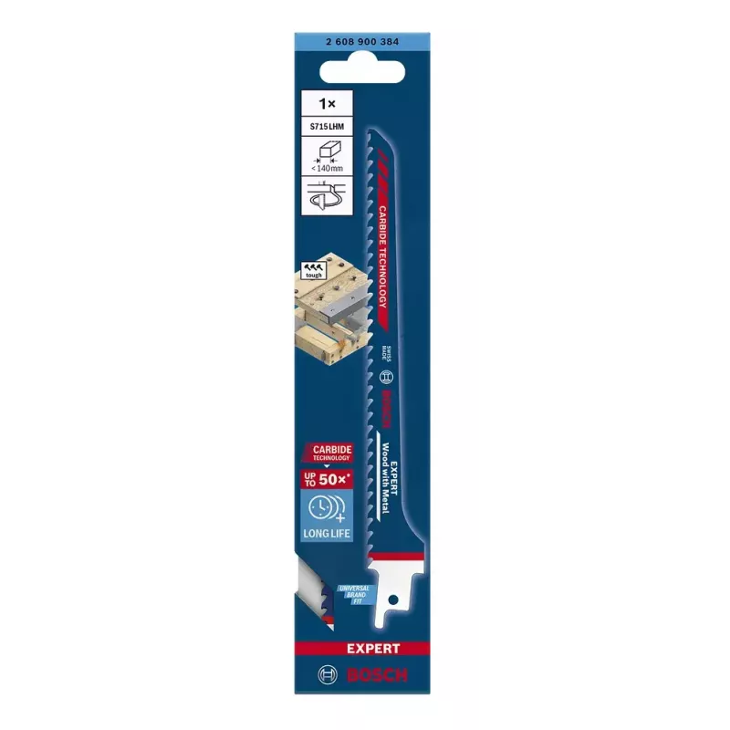 Bosch 2 608 900 384 Stich-/Roller-/Säbelsägeblatt Säbelsägeblatt Kohlenstoffstahl (HCS) 1 Stück