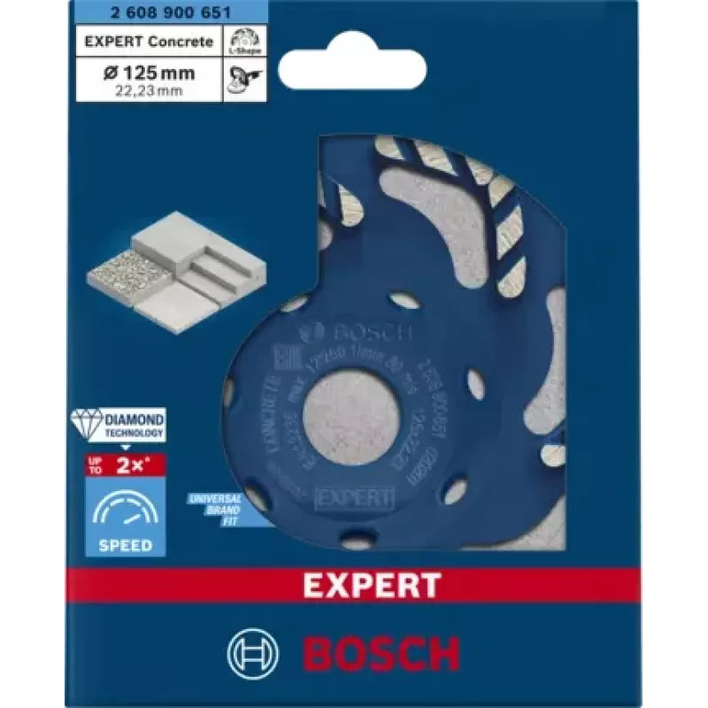 Bosch 2 608 900 651 Rotationswerkzeug Schleif-/Schmirgelversorgung Beton