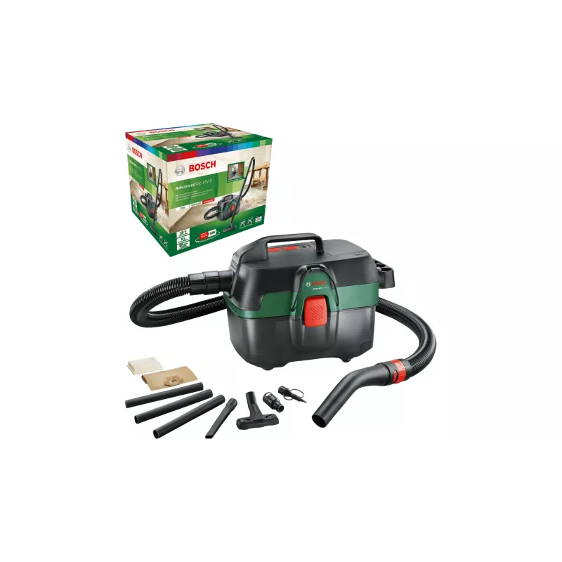 Bosch AdvancedVac 18V-8 8 L Zylinderstaubsauger Trocken&Nass Staubbeutel