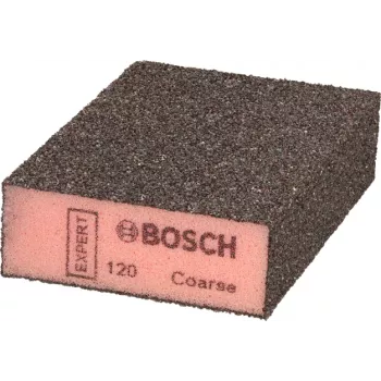 Schleifschwamm Bosch 2608901678 Combi Block für Handschliff von Holz und Lack, abgerundete Kante und scharfe Seite, Bosch Oberflächenstruktur