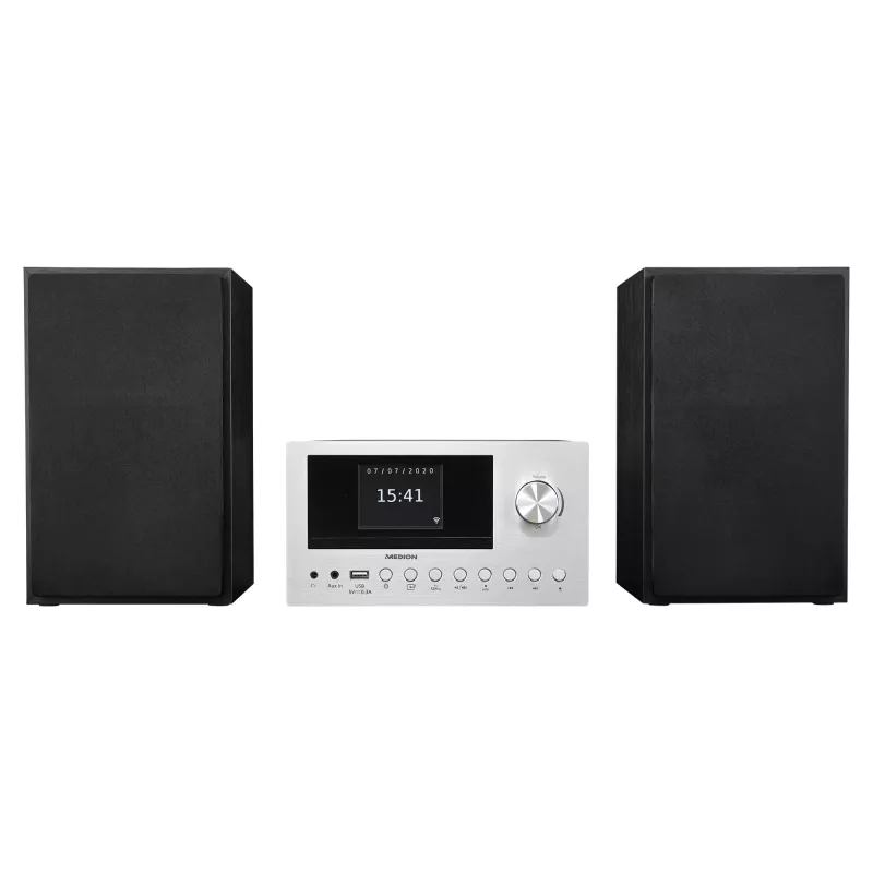 MEDION LIFE P85003 Heim-Audio-Mikroanlage 30 W Schwarz, Silber