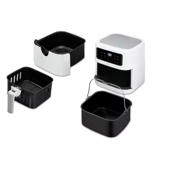 MEDION LIFE E40 XL Single 5,2 l Standgerät Heißluftfritteuse Weiß