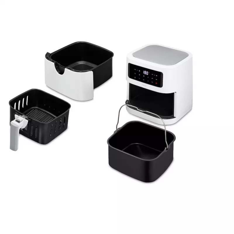 MEDION LIFE E40 XL Single 5,2 l Standgerät Heißluftfritteuse Weiß