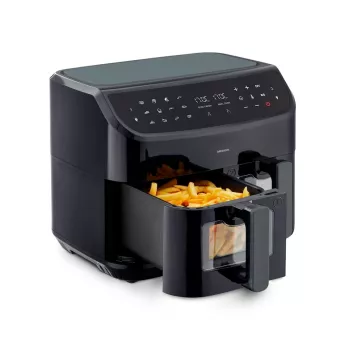 MEDION LIFE P20 Double 8,7 L 2600 W Heißluftfritteuse Schwarz