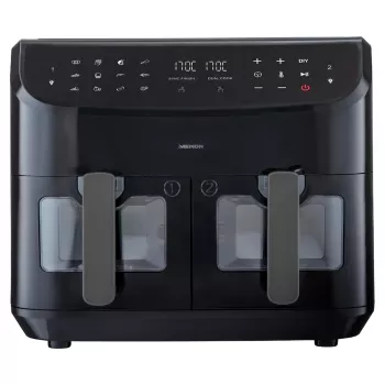 MEDION LIFE P20 Double 8,7 L 2600 W Heißluftfritteuse Schwarz