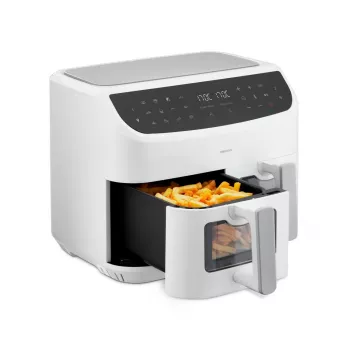 MEDION LIFE P20 Double 8.7 L 2600 W Heißluftfritteuse Weiß
