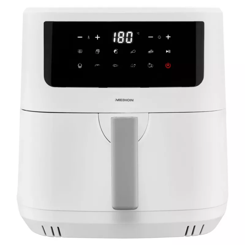 MEDION LIFE P10 XL Einzel 6,8 L 2150 W Heißluftfritteuse Weiß