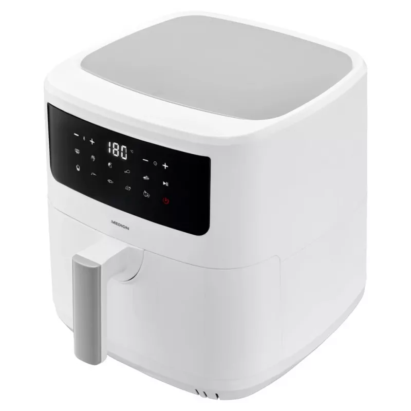 MEDION LIFE P10 XL Einzel 6,8 L 2150 W Heißluftfritteuse Weiß