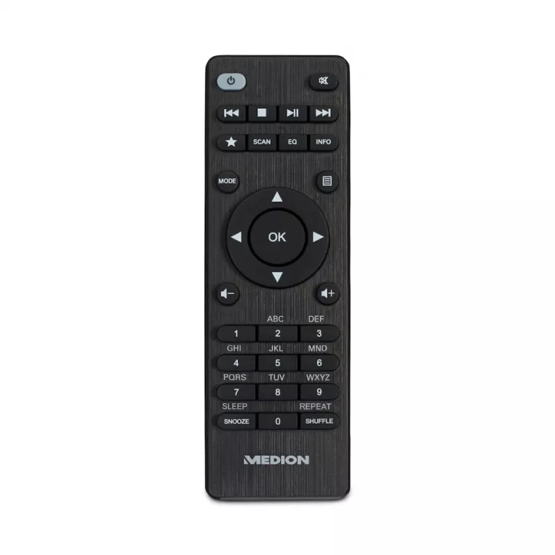Internetradio MEDION LIFE P85333 — DAB+ / FM, 12 W RMS, 2,8 Zoll TFT, Wi‑Fi 802.11a/b/g, 3,5 mm Klinke, grau