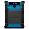 Tragbares Digitalradio MEDION LIFE E65895 (MD 43895) — PLL-Tuner, 10 W RMS, LCD, Bluetooth 10 m, IP54, externe Antenne, schwarz/blau