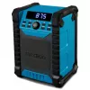 Tragbares Digitalradio MEDION LIFE E65895 (MD 43895) — PLL-Tuner, 10 W RMS, LCD, Bluetooth 10 m, IP54, externe Antenne, schwarz/blau