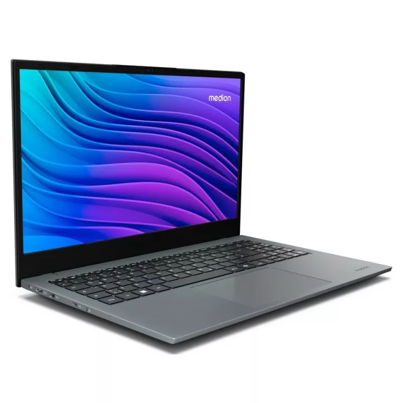 MEDION E15443 Intel Core Ultra 5 125H Laptop 39,6 cm (15,6 Zoll) Full HD 16 GB DDR5-SDRAM 512 GB SSD Windows 11 Home Grau