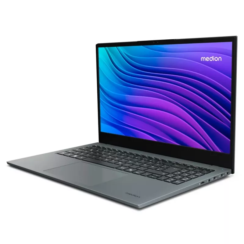 MEDION E15443 Intel Core Ultra 5 125H Laptop 39,6 cm (15,6 Zoll) Full HD 16 GB DDR5-SDRAM 512 GB SSD Windows 11 Home Grau
