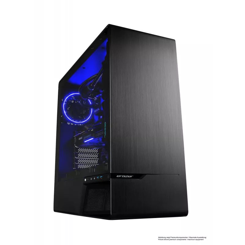 ERAZER Enforcer X10 Intel® Core™ i7 i7-14700KF 32 GB DDR5-SDRAM 1 TB SSD NVIDIA GeForce RTX 4070 Ti Super Windows 11 Home Desktop-PC Schwarz