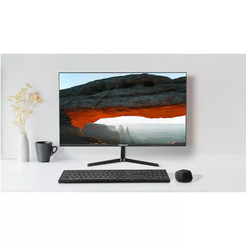 MEDION P52726 Computer-Monitor 68,6 cm (27 Zoll) 1920 x 1080 Pixel Full HD LCD Schwarz