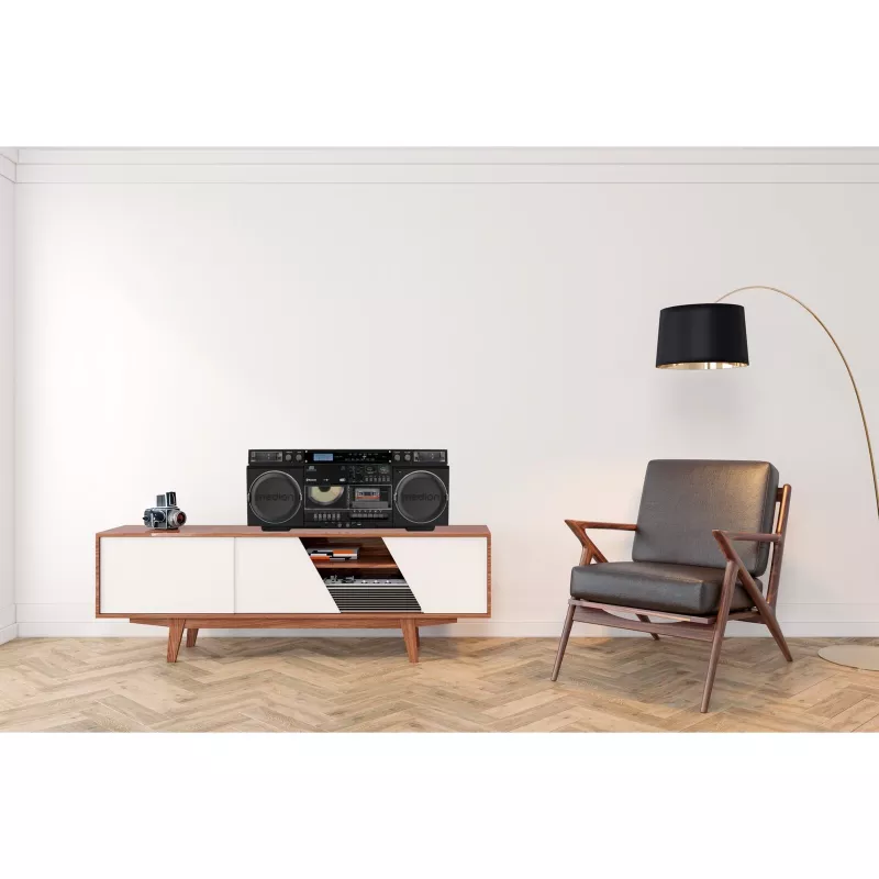 Musiksystem MEDION LIFE P66538 — 20 W, 2-Wege-Lautsprecher, DAB+/FM/PLL, Bluetooth, LCD-Anzeige, schwarz