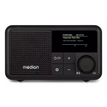 MEDION LIFE S66822 Tragbares tragbares Digitalradio Schwarz