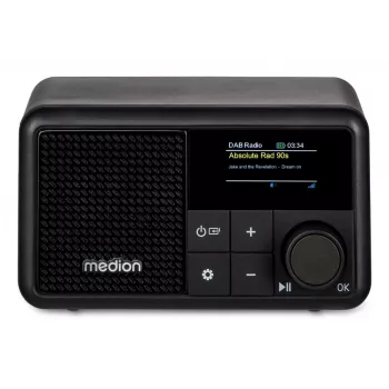 MEDION LIFE S66822 Tragbares tragbares Digitalradio Schwarz