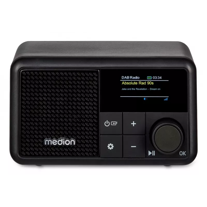 MEDION LIFE S66822 Tragbares tragbares Digitalradio Schwarz