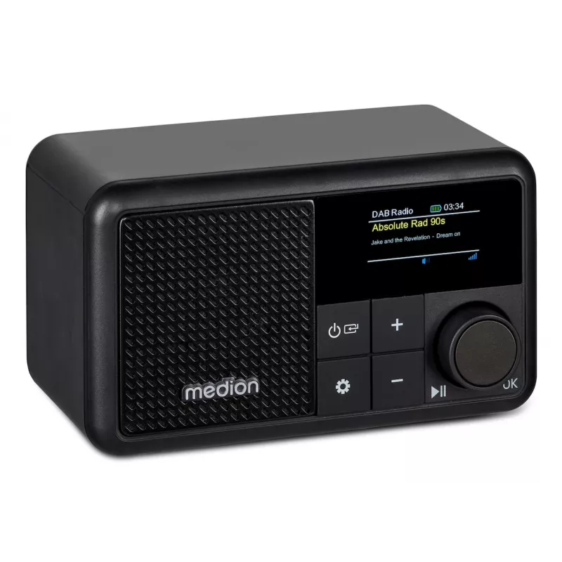 MEDION LIFE S66822 Tragbares tragbares Digitalradio Schwarz