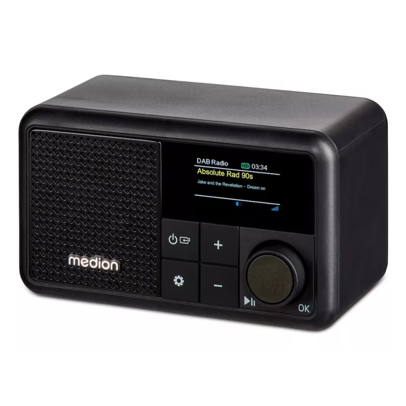MEDION LIFE S66822 Tragbares tragbares Digitalradio Schwarz