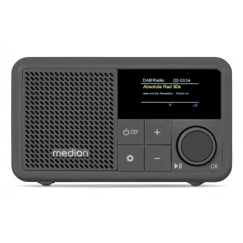 MEDION LIFE S66822 Tragbares tragbares Digitalradio Grau