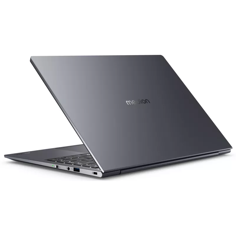 MEDION SPRCHRGD 14 S1 Elite MD62637 Snapdragon X1E-78-100 Laptop 35,6 cm (14 Zoll) WQXGA+ 16 GB LPDDR5-SDRAM 512 GB SSD Wi-Fi 6E (802.11ax) Windows 11 Home US-Englisch Grau