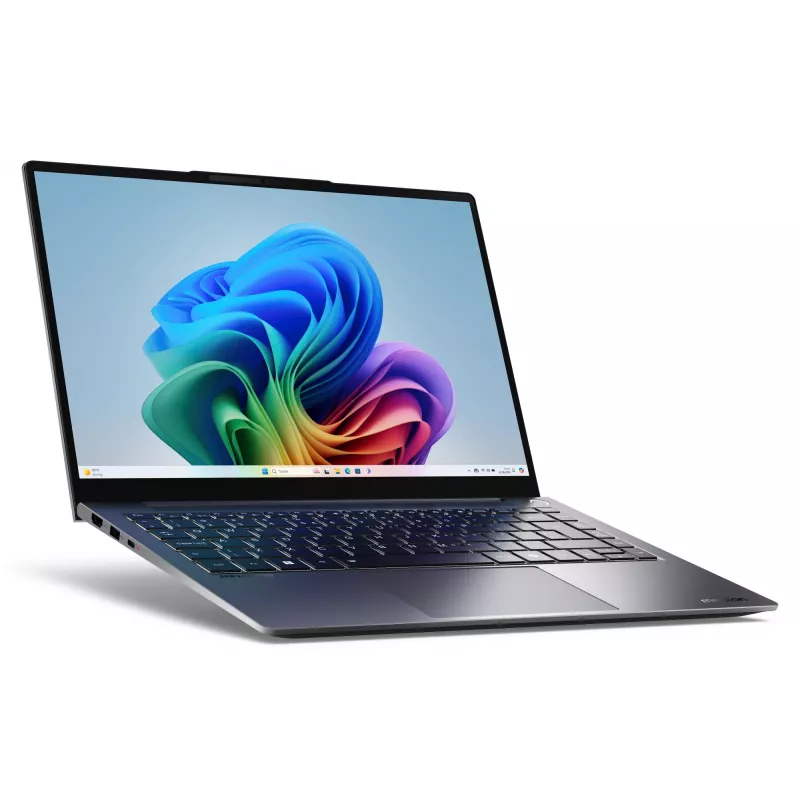 MEDION SPRCHRGD 14 S1 Elite MD62637 Snapdragon X1E-78-100 Laptop 35,6 cm (14 Zoll) WQXGA+ 16 GB LPDDR5-SDRAM 512 GB SSD Wi-Fi 6E (802.11ax) Windows 11 Home US-Englisch Grau