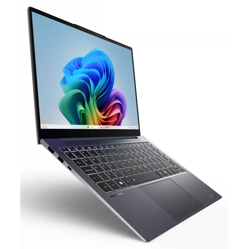 MEDION SPRCHRGD 14 S1 Elite MD62637 Snapdragon X1E-78-100 Laptop 35,6 cm (14 Zoll) WQXGA+ 16 GB LPDDR5-SDRAM 512 GB SSD Wi-Fi 6E (802.11ax) Windows 11 Home US-Englisch Grau