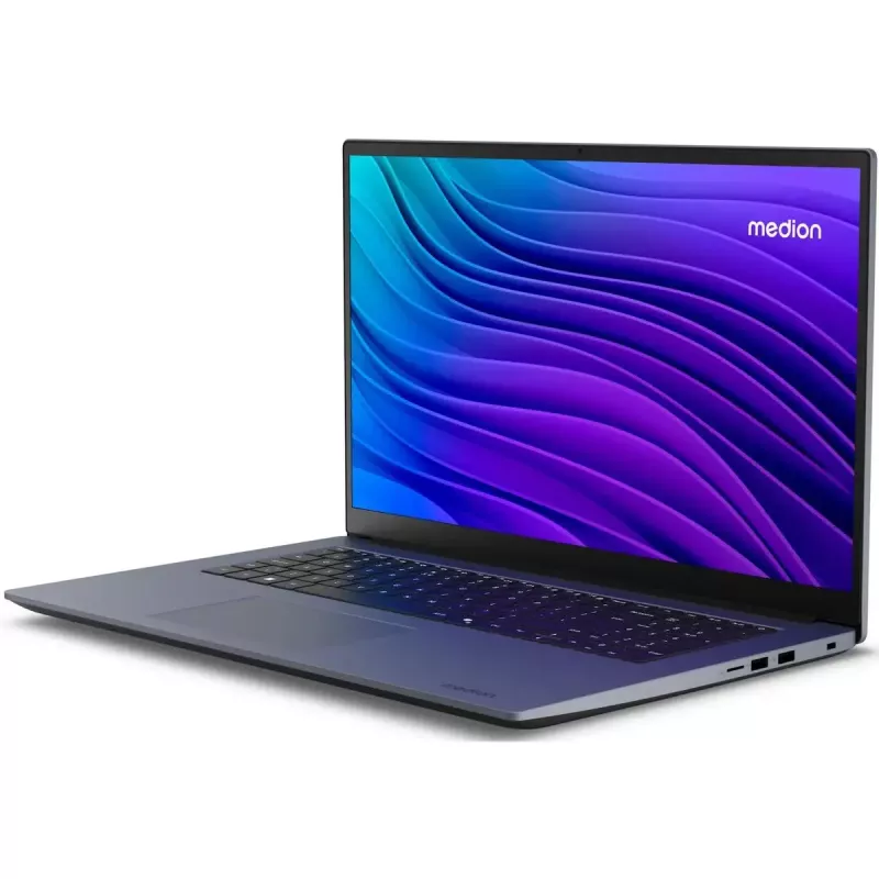 MEDION Avantum 17 E1e Intel Core 5 N100 Laptop 43,9 cm (17,3 Zoll) Full HD 4 GB DDR4-SDRAM 128 GB SSD Wi-Fi 5 (802.11ac) Windows 11 Home Schwarz