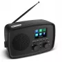Internetradio MEDION 50078817 — DAB+/FM, Wi‑Fi (802.11a/b/g), 5W RMS, 2,4 Zoll TFT, schwarz, Spotify-Unterstützung, IPX1