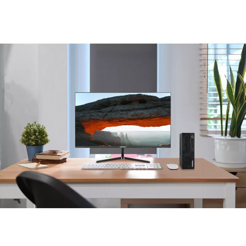 Mini-PC MEDION PICOWORX T80III MD340020 — Intel Core Ultra 5 226V, 16 GB DDR5, 512 GB SSD, Intel Arc 130V, Windows 11 Home, Schwarz