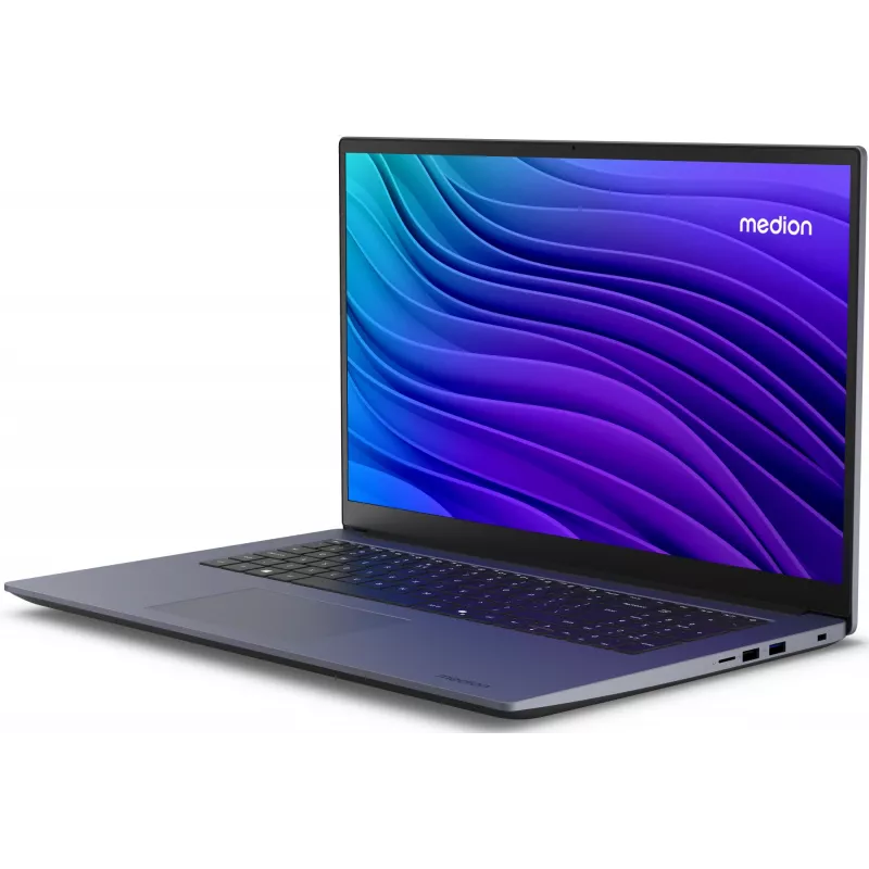 MEDION Avantum 17 E1e MD600001 Intel® N N100 Laptop 43.9 cm (17.3 Zoll) Full HD 4 GB DDR4-SDRAM 128 GB Flash Wi-Fi 6 (802.11ax) Windows 11 Home in S mode Grau