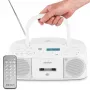 Personalradio MEDION 50079330 – DAB+/FM/PLL-Tuner, 6 W RMS, LCD-Display, Bluetooth 10 m, 3,5-mm-Kopfhörer