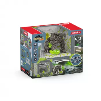 schleich ELDRADOR CREATURES BattleCave Steinbrecher, Action/Abenteuer, Monster und Drachen, Steinwelt, 7 Jahr(e), Grün, Grau