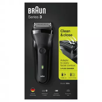 Braun Series 3 300s Folienrasierer Trimmer Schwarz