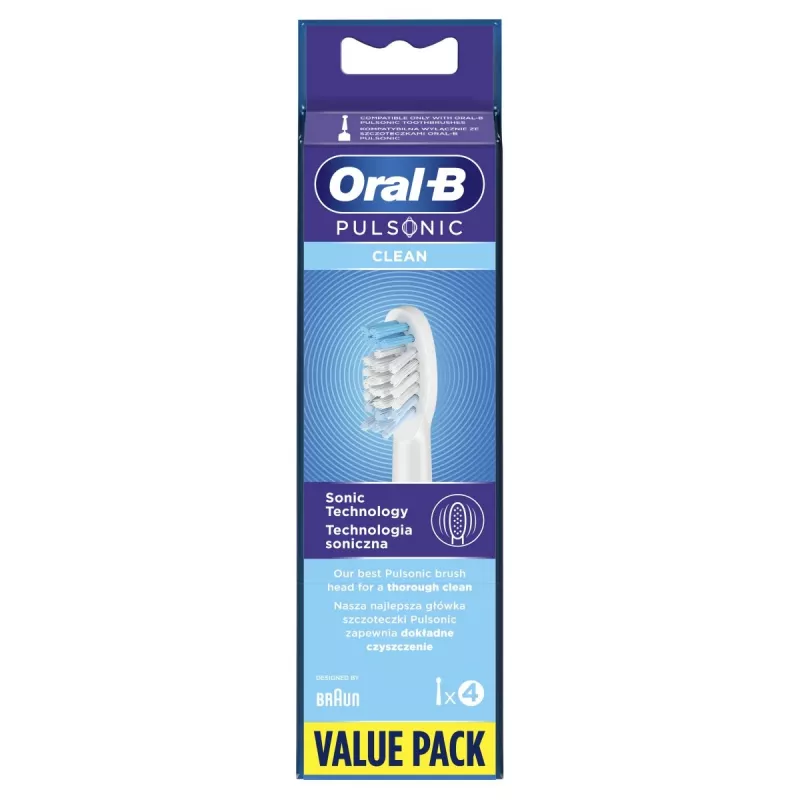 Oral-B Pulsonic Clean 4 Stk. Weiß
