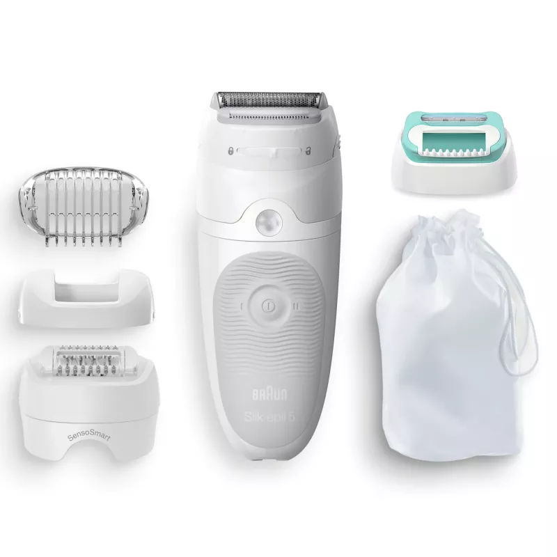Braun Silk-épil 5 81770430 Epilierer 28 Pinzetten Weiß