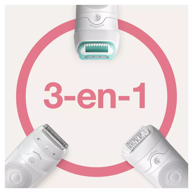 Braun Silk-épil 5 81770430 Epilierer 28 Pinzetten Weiß