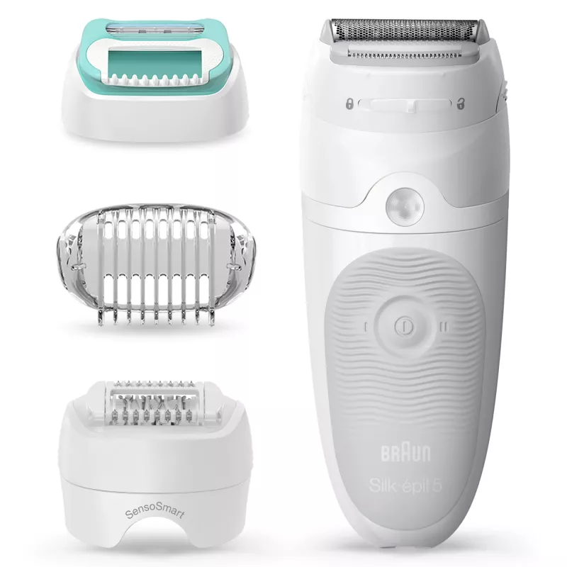 Braun Silk-épil 5 81770430 Epilierer 28 Pinzetten Weiß