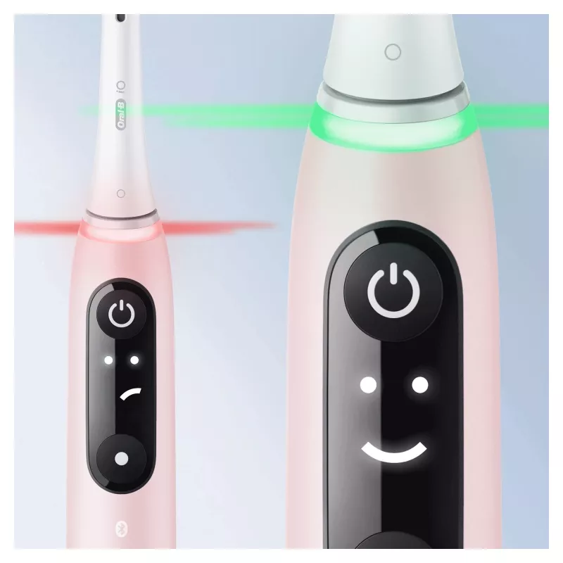 Oral-B iO 6S Erwachsenen-Vibrationszahnbürste Rosa, Weiß