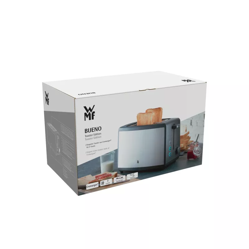 WMF Bueno 0414110011 7 2 Scheibe(n) 800 W Schwarz, Silber